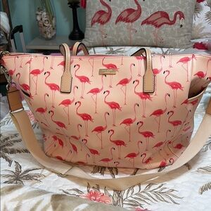 Kate Spade flamingo large tote
